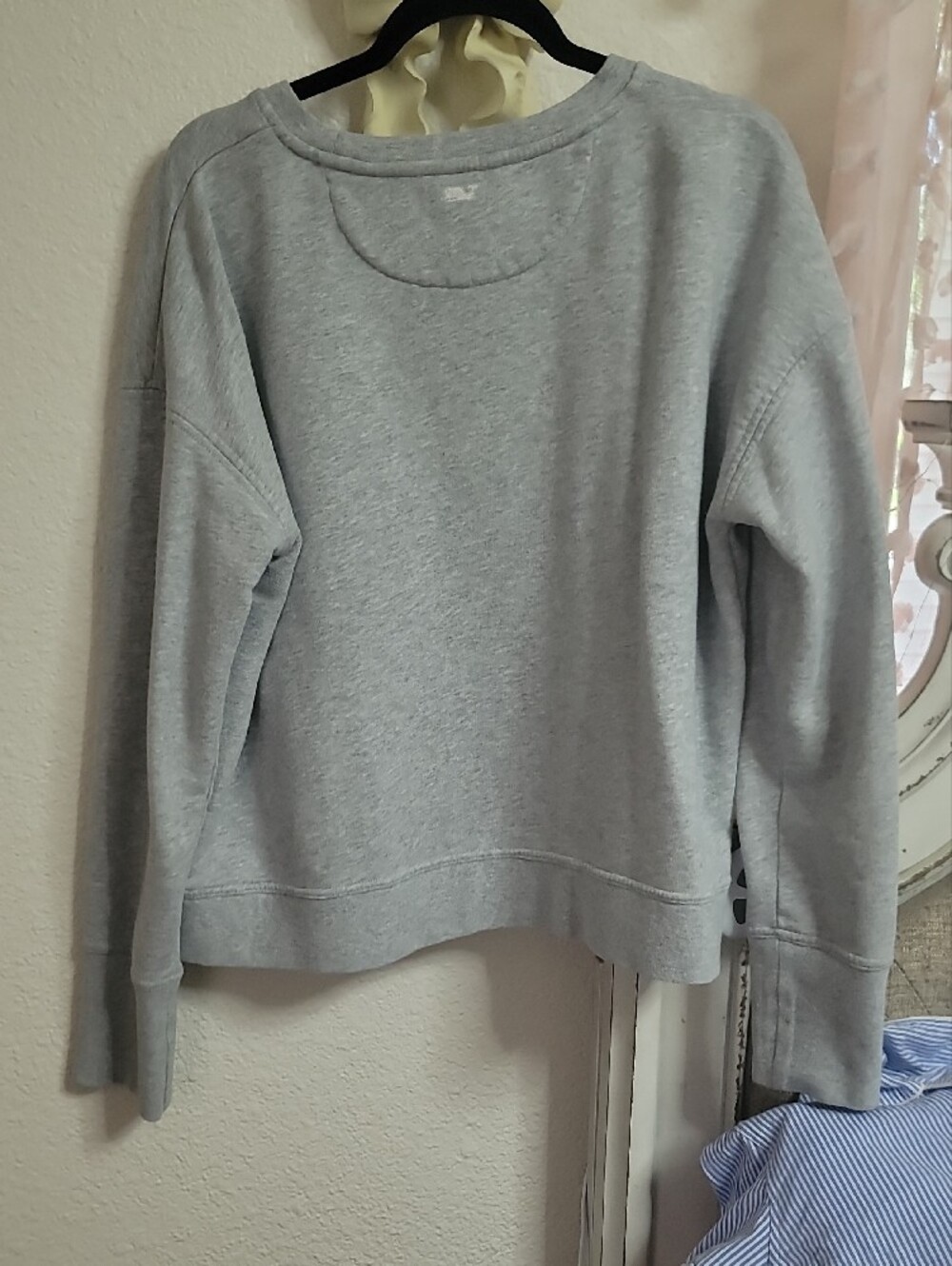 Gray Patchwork Ghost Sweatshirt - Picture 6 of 6